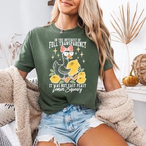 Chemise d'oie sarcastique Comfort Colors®, T-shirt d'oie stupide, Tenue d'oie drôle, T-shirt d'oie, Cadeau pour amoureux des animaux, Chemise tendance pour femme image 5