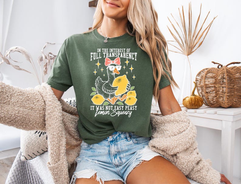 Chemise d'oie sarcastique Comfort Colors®, T-shirt d'oie stupide, Tenue d'oie drôle, T-shirt d'oie, Cadeau pour amoureux des animaux, Chemise tendance pour femme image 5