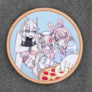 Komachi Panko Pipkin Pippa Kaneko Lumi Pineapple Pizza Patch or Sticker