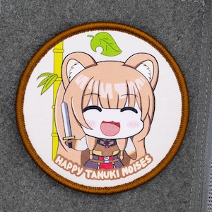 Raphtalia "Happy Tanuki Noises" Rising of Shield Hero Patch or Sticker