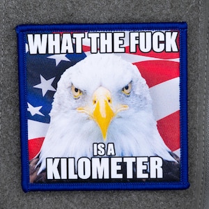 Vad i helvete är en kilometervisare skallig örnlapp eller klistermärke