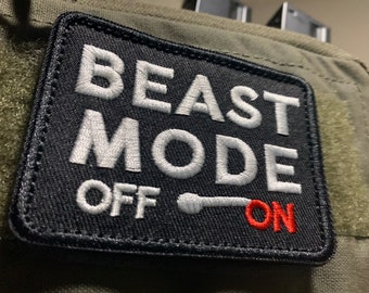 Beast Mode ON Airsoft Meme Patch