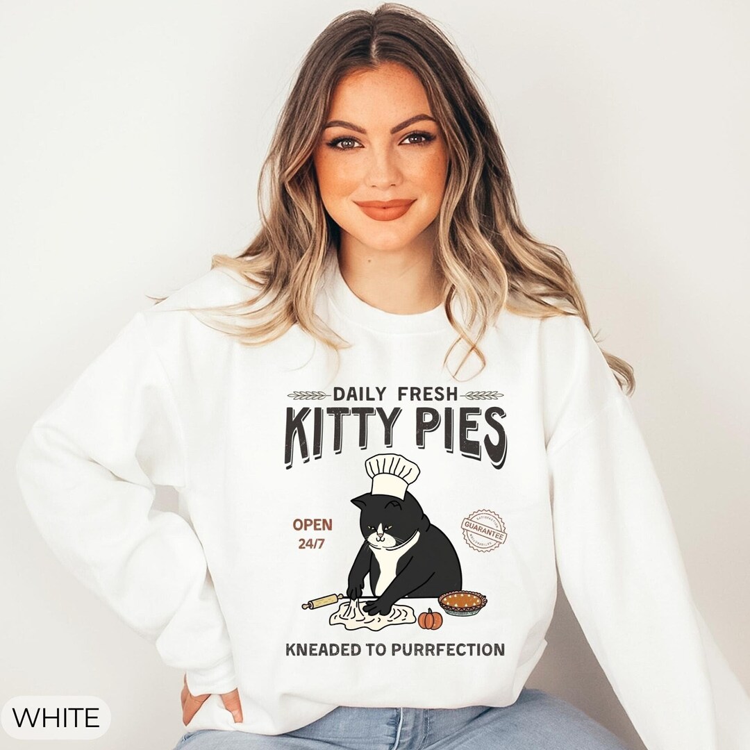 Funny Cat Sweater, Cat Sweatshirt, Cute Cat Shirt, Gift for Cat Person