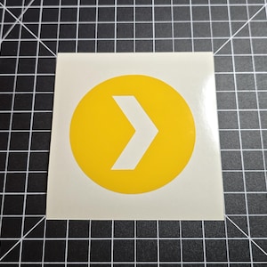 Plex Media Server Icon Vinyl Decal Sticker