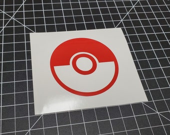 Poké Ball Vinyl Decal Sticker