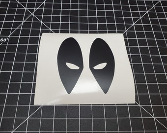 Deadpool Mask Vinyl Decal Sticker