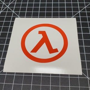Lambda Icon (Half-Life) Vinyl Decal Sticker