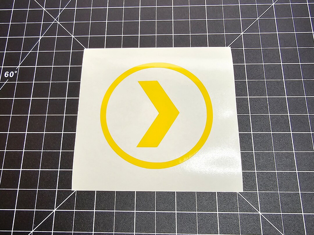 Plex Media Server Icon Vinyl Decal Sticker - Etsy