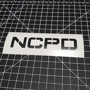 NCPD (Cyberpunk) Vinyl Decal Sticker