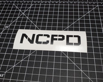 NCPD Vinyl Decal Sticker