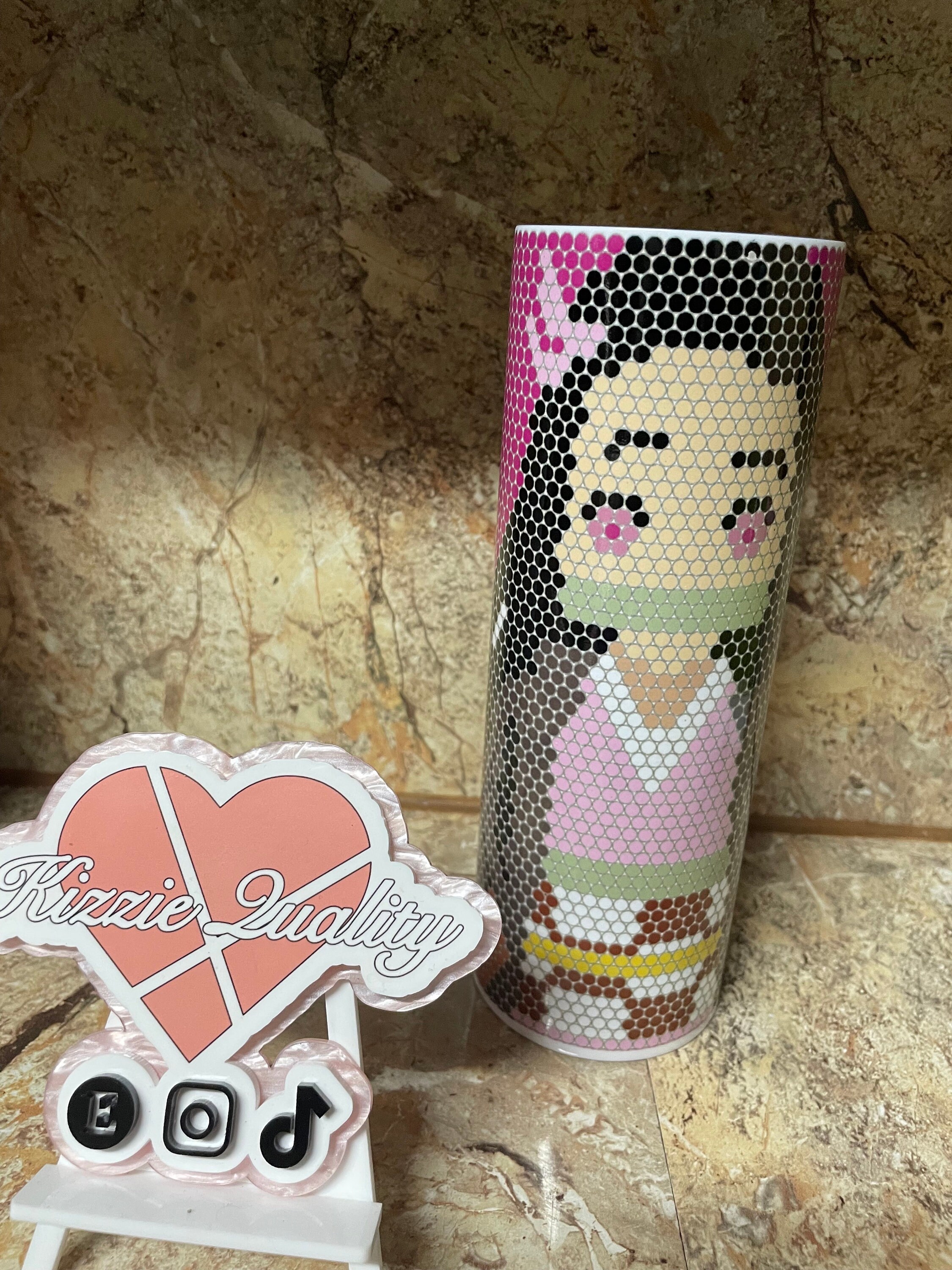 Anime Rhinestone Tumbler Template 20oz SS16 Etsy