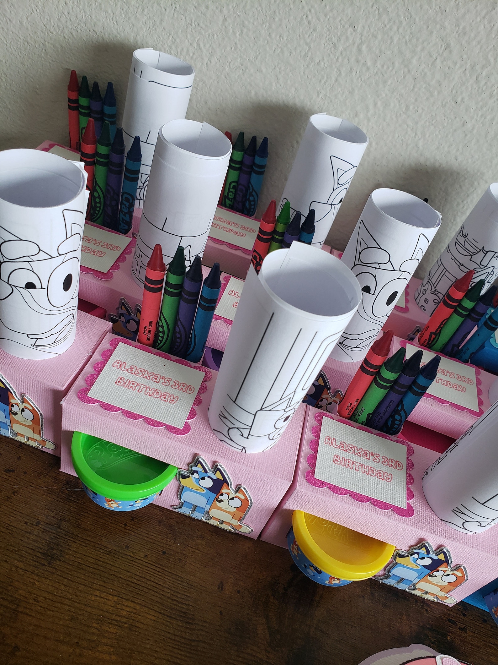Bluey Coloring and Play-Doh Box Set