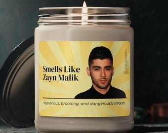 Zayn Malik Keychain - Double Sided Photo Frame With Beaded Name