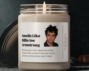 Świeca Billie Joe Armstrong: Świeca sojowa Green Day Fan