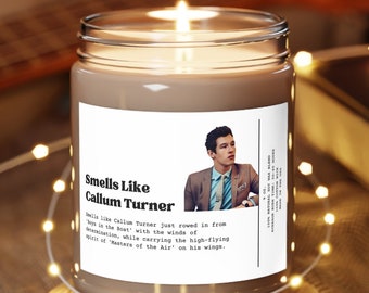 Smells Like Callum Turner Candle, 9 oz soy candle