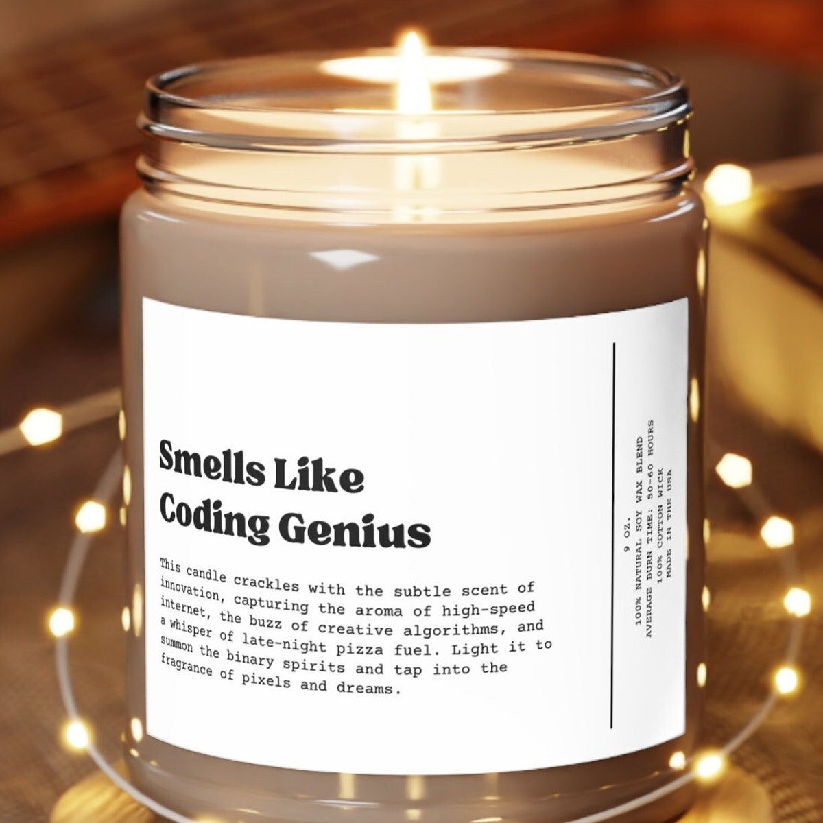 Smells Like Coding Genius Candle, Programmer Gift, Coder Gift - Etsy