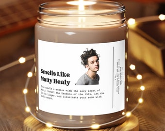 Matty Healy Candle, the 1975 candle, Candle for her, Matty Healy merch, Indie Rock, Gift for her