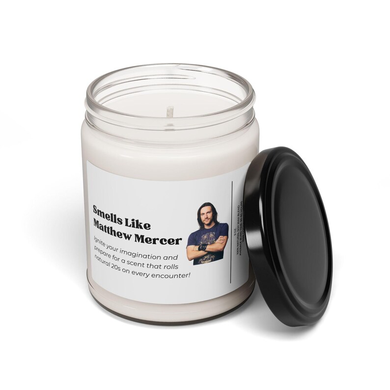 Matthew Mercer Scented Candle: Critical Role D&D Fan Gift image 10
