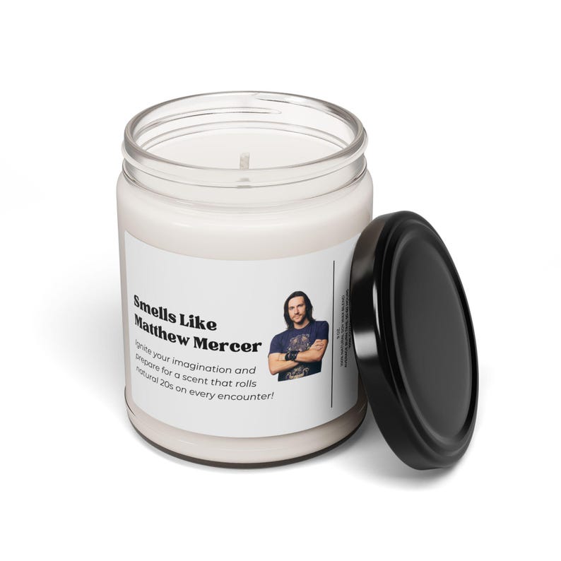 Matthew Mercer Scented Candle: Critical Role D&D Fan Gift image 9