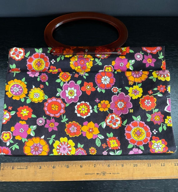 1960’s Flower Power Purse - image 5