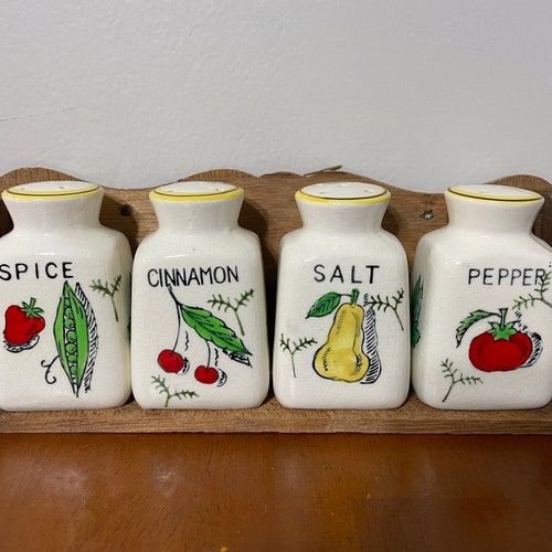 1950 Vintage Spice Rack Etsy