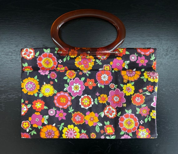 1960’s Flower Power Purse - image 1