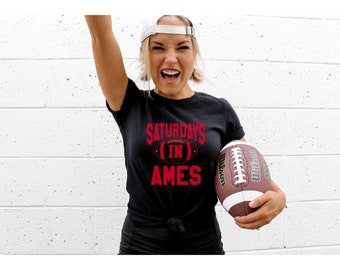 Samstage in Ames, Spieltag Shirt, Go Team Shirt, Bundesstaat Iowa Shirt, Bundesstaat Iowa Sweatshirt, Süßes Iowa Shirt, Sonntag Funday Shirt