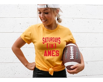 Samstage in Ames, Spieltag Shirt, Go Team Shirt, Bundesstaat Iowa Shirt, Bundesstaat Iowa Sweatshirt, Süßes Iowa Shirt, Sonntag Funday Shirt