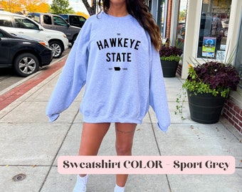 Iowa Hawkeye Game Day Sweatshirt | The Hawkeye State Mens and Womens Sweatshirt