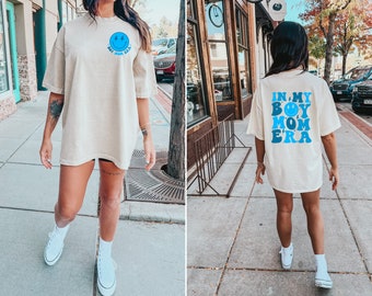 In My Boy Mom Era Sweatshirt, Boy Mom Club Shirt, Boy Mama sweatshirt, Baby reveal tshirt, Gender Reveal, Expecting Mom Gift, New Mom Gift.