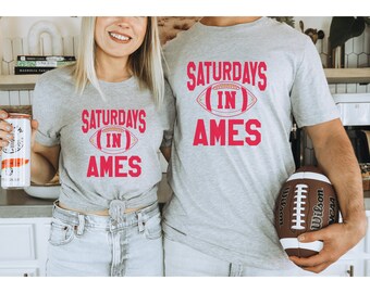 Samstage in Ames, Spieltag Shirt, Go Team Shirt, Bundesstaat Iowa Shirt, Bundesstaat Iowa Sweatshirt, Süßes Iowa Shirt, Sonntag Funday Shirt