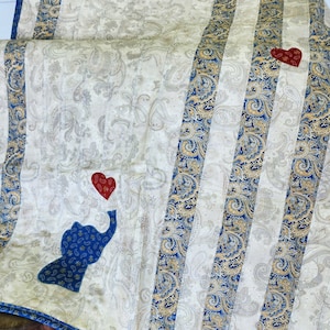 Paisley Dreams Elephant Baby Blanket