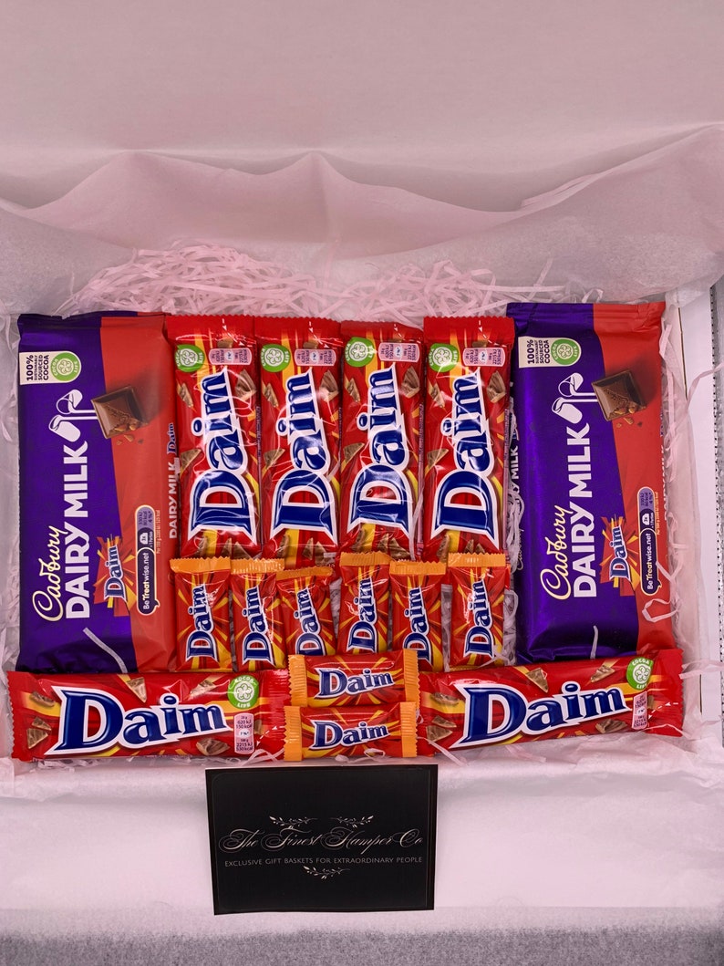 Daim Bar Hamper Chocolate Gift Box. Mothers Day Gift Fathers Etsy UK