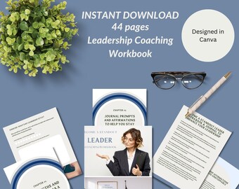 Leadership Coaching Workbook: Skills, Styles, Prompts (PDF Download)