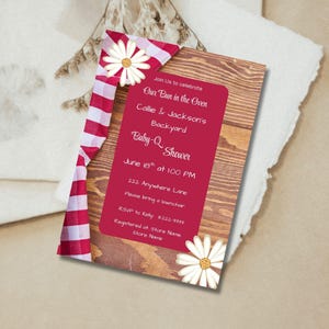 Editable Couples Baby Shower Invitation-INSTANT Download-Editable-Printable-5x7-Co-ed Baby Shower-Backyard Baby Shower-Baby Q Shower-Parents