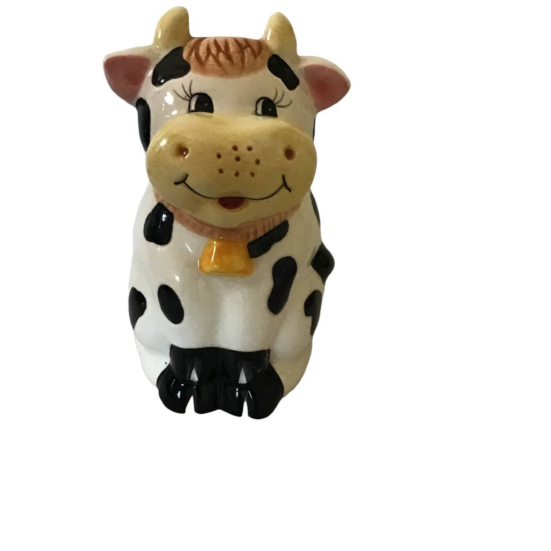 Vintage Cow Sugar Condiment Holder Etsy