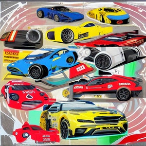25 Race Car Digital Designs