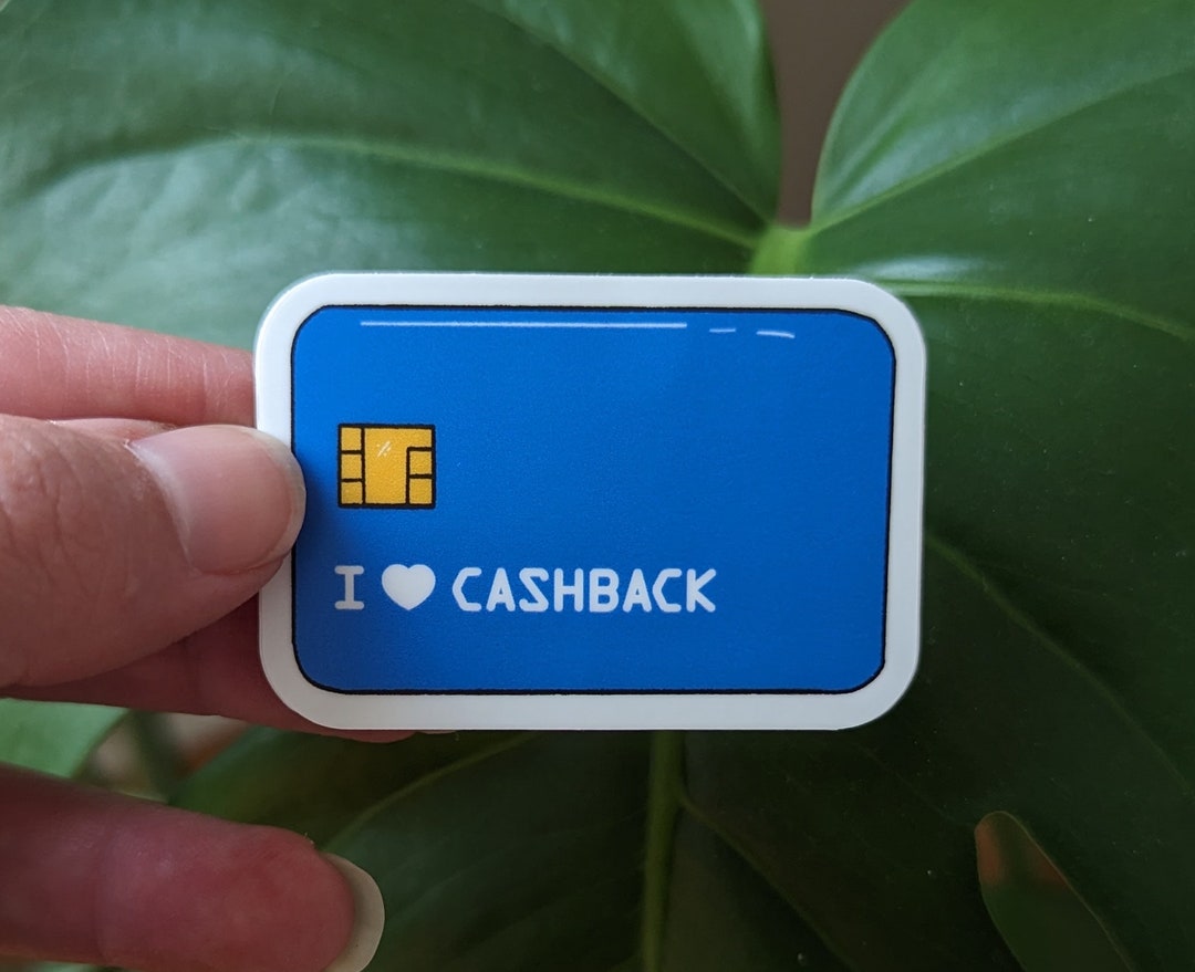 SMALL I 3 Cashback Credit Card Sticker Etsy