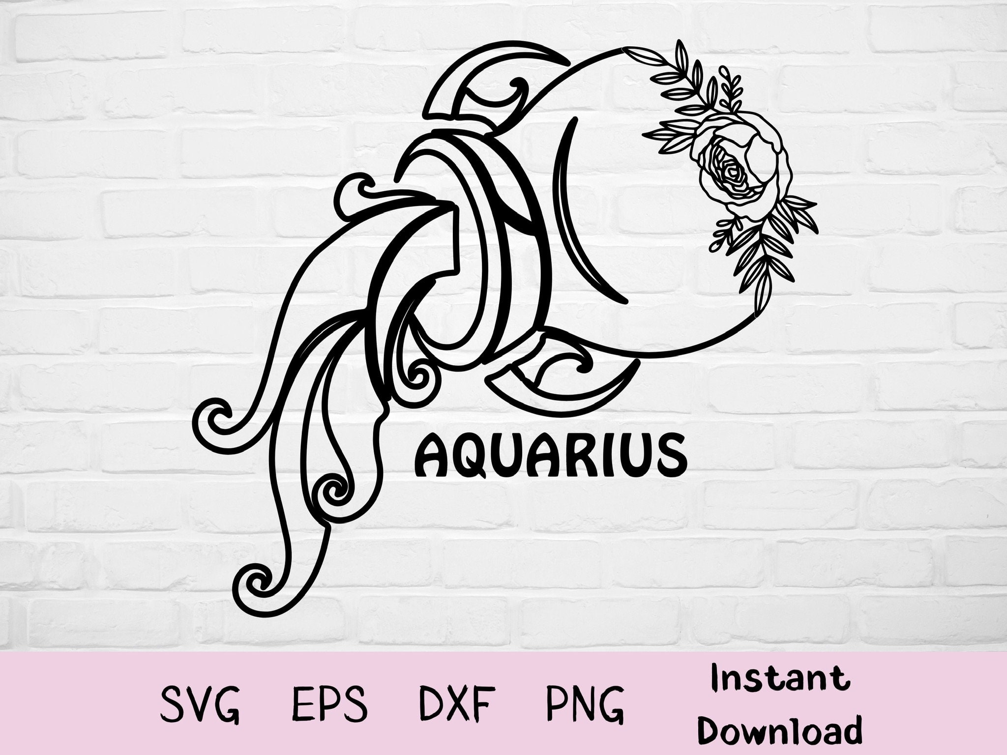 Aquarius Svg Zodiac Sign Svg Horoscope Svg Scorpio Svg - Etsy