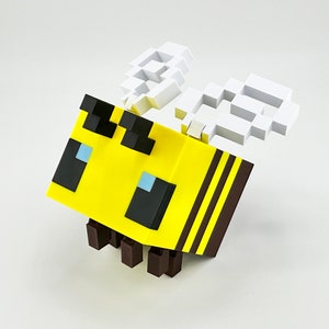 Minecraft Articulated Bee 3D Print