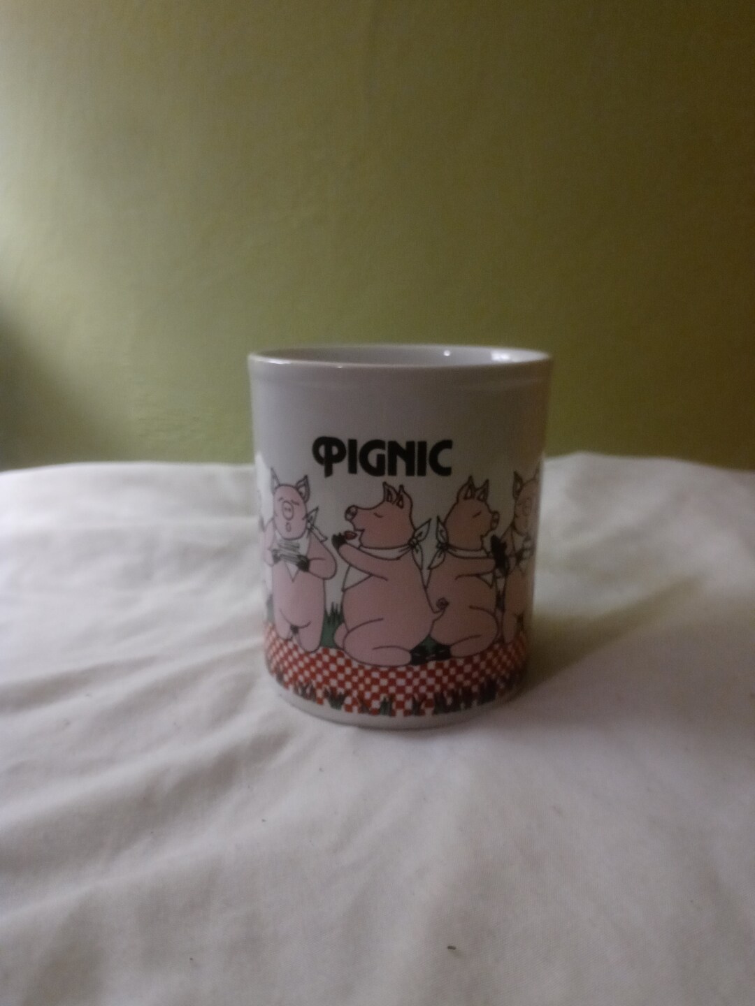 Lot De 3 Mugs En Faïence Kilncraft Staffordshire - Motif Chevaux - Vintage - Occasion