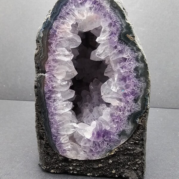 Small Amethyst Cathedral Crystal Decor