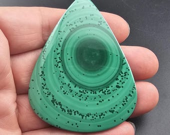 63 mm große Malachit Natürliche Edelstein Cab Cabochon Schmuckherstellung Wire wrapping