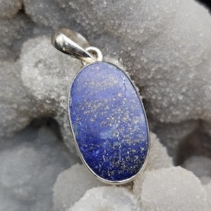 Lapis Lazuli Handmade Sterling Silver Pendant Jewelry