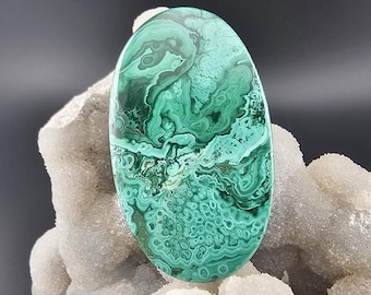 51 mm Malachit Natürliche Edelstein Cab Cabochon Schmuckherstellung Draht wickeln
