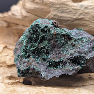 Fibrous Malachite From Morocco Specimen