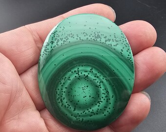 54 mm große Malachit Natürliche Edelstein Cab Cabochon Schmuckherstellung Draht wickeln