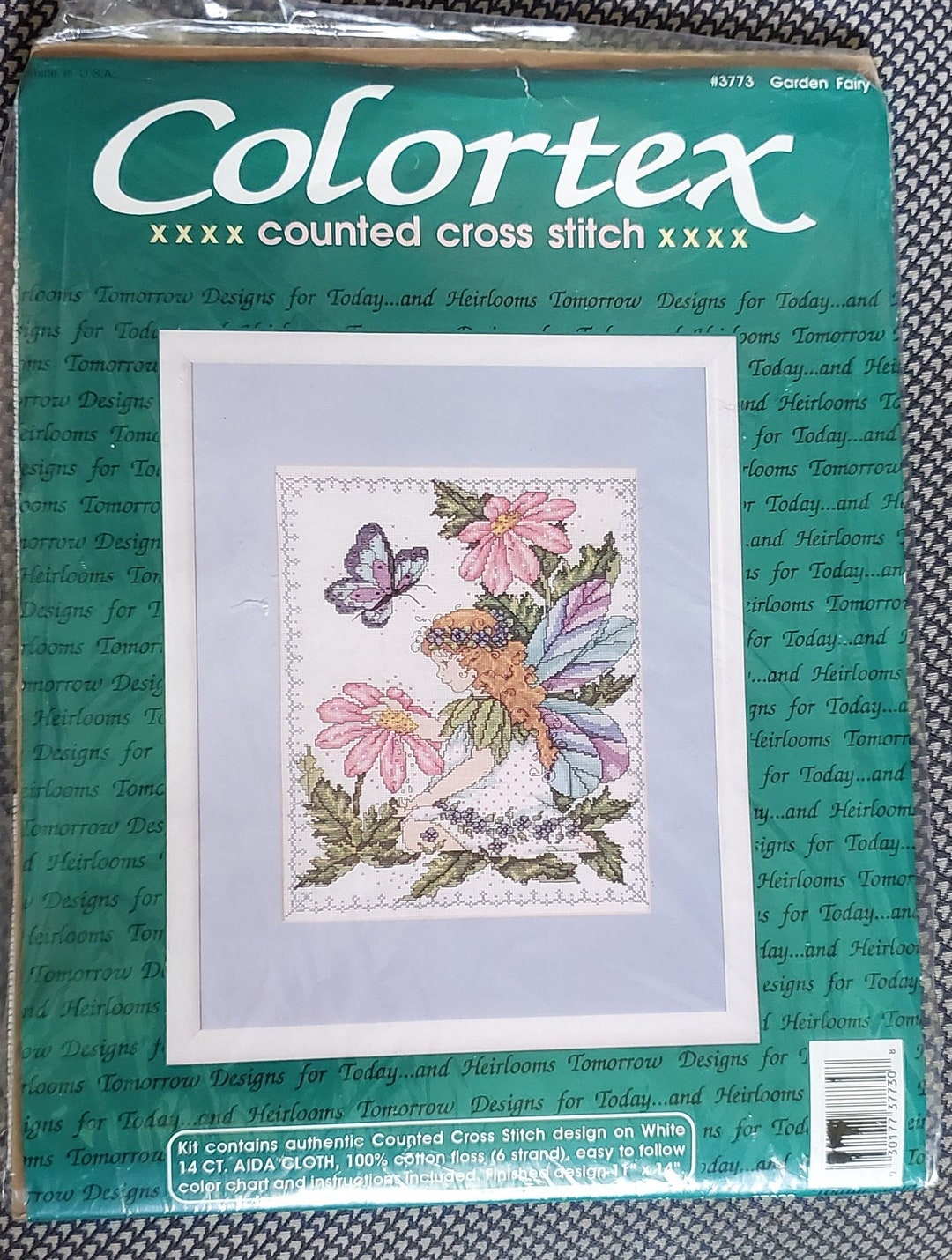 Colortex 3773 Garden Fairy Counted Cross Stitch - Etsy
