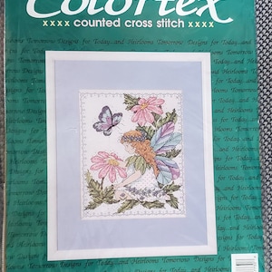 Colortex #3773 Garden Fairy Counted Cross Stitch