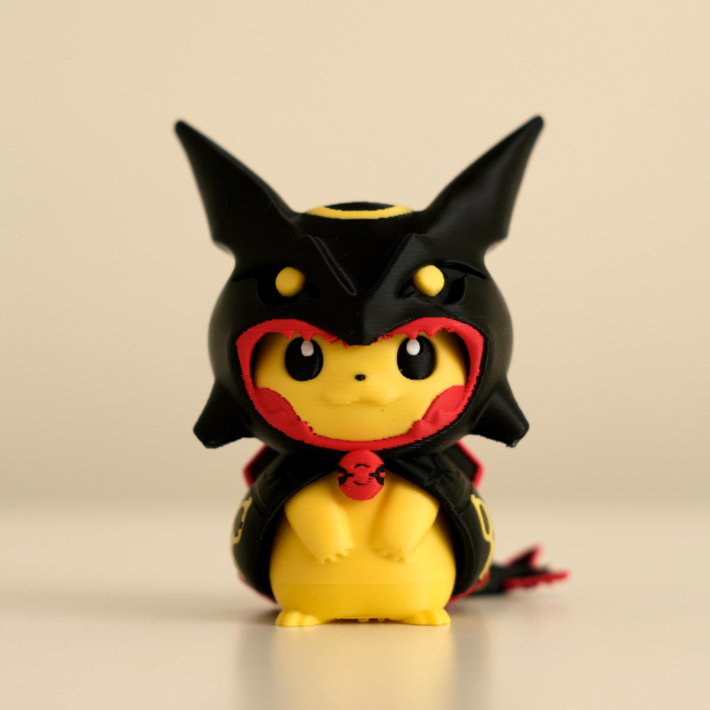 ポンチョピカチュウフィギュア：レックウザ、リザードン、コイキング